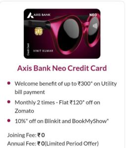Axis Bank Neo Credit Card Review 2025 – Lifetime Free Card with Cashback & Discounts Img 20250830 1646311772481539295251148 254x300